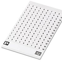 Маркировка для клеммных модулей SK 5,08/2,8:FORTL.ZAHLEN 61-7 | код 0804280:0061 | PHOENIX CONTACT