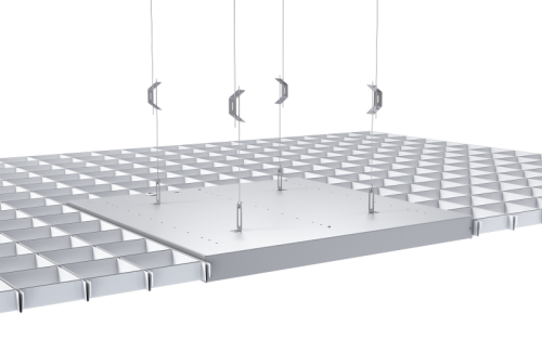 Светильник светодиодный ДВО-09-П-40-5К-IP40-Грильято | код 14973 | INNOLUX фото 4