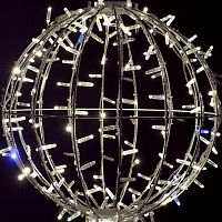 Фигура светодиодная "Шар" d50см 200LED тепл. бел. эффект мерцания 230В Neon-Night 501-615