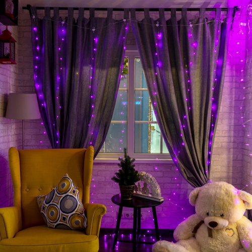 Гирлянда Светодиодный дождь из росы 3х3 м, розовый, USB + пульт управления NEON-NIGHT | код 315-987 | NEON-NIGHT Гирлянда Светодиодный дождь из росы 3х3 м, розовый, USB + пульт управления NEON-NIGHT | код 315-987 | NEON-NIGHT