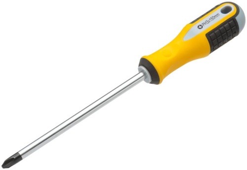 Отвертка ''Старт'', CrV сталь, прорезиненная ручка 8х150 мм РН3 | код 55179 | FIT фото 2