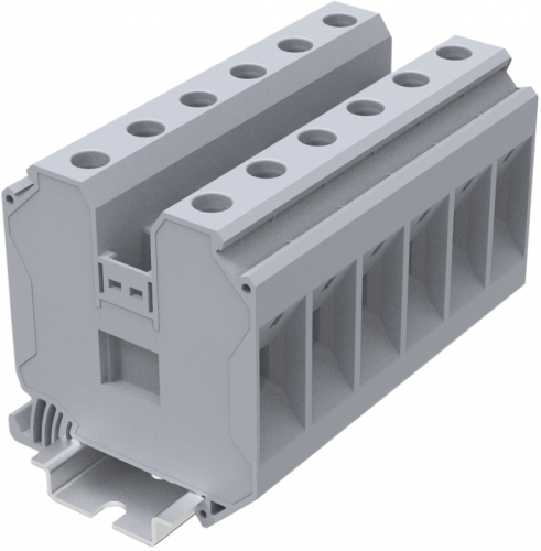 TU35-2-GY Клемма TU 1-1 проходная винтовая, сеч.35мм2, сер., шт | код TU35-2-GY | SUPU TU35-2-GY Клемма TU 1-1 проходная винтовая, сеч.35мм2, сер., шт | код TU35-2-GY | SUPU