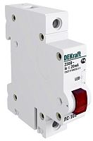 Лампа сигнальная на DIN-рейку 1P Цвет:КРАСНЫЙ LE | код. 18002DEK | DEKraft 