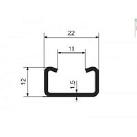 Монтажная рейка, для установки зажимов SKN/WST длина 2 м | код 98.400.0000.0 | Wieland