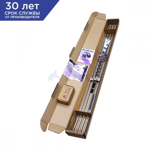 Комплект заземления ZN – 6 (6 метров, 16 мм, 4 х 1500 мм) | код 60215 | ЕЗЕТЕК