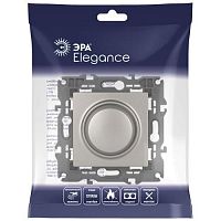 Светорегулятор Elegance 14-4101-16 поворотно-нажимной, 400ВА 230В, титан | код Б0065784 | ЭРА