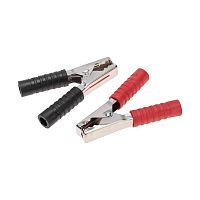 Зажим крокодил REXANT, длина 150 мм, ток 250A, 2 шт., пакет БОПП | код 16-0020-9 | PROCONNECT