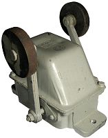 Выключатель концевой КУ-706 У1, два рычага с роликами, фиксация в каждом из двух положений, 10А, две электрические цепи, IP44 | код A8020-80085596 | РЕЛЕ И АВТОМАТИКА