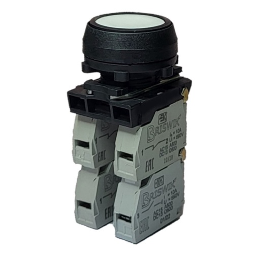 Выключатель Briswik КЕ 182/7м белый 2но+1нз Цилиндр IP66 УХЛ2 10А | код aZ-DB-6Ai-0832 | Briswik