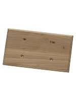 Накладка на бревно деревянная универсальная НБУ 1Пх2 280 мм, под покраску TDM | код SQ1821-0313 | TDM