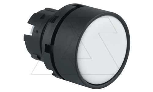 Головка кнопки PB3E, плоская, белая, без фиксации, без подсветки, 22mm, IP65 | код PB3E-FM0S00/W | АРТ