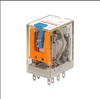 Реле RKE4CO730LTA, 4CO, 5A(250VAC/30VDC), 230VAC, AgSnO2/Au, мех. индикация, тест-кнопка с блокировкой, LED | код RKE4CO730LTA | Shenler