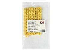 Маркер наборный - символ B желтый 6 мм2 HLT | код 084-08-159| HLT