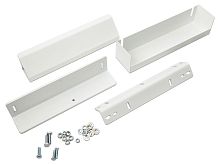 Комплект монтажа для крепления замков AL-300/400PR на дверях, открывающихся вовнутрь | код. MK AL-300/400PR-Inside (белый) | Экскон