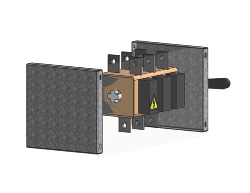 Экран для кожуха рубильника для ВРУ Unit шириной 450мм EKF PROxima | код mb-15-kr-45 | EKF фото 3