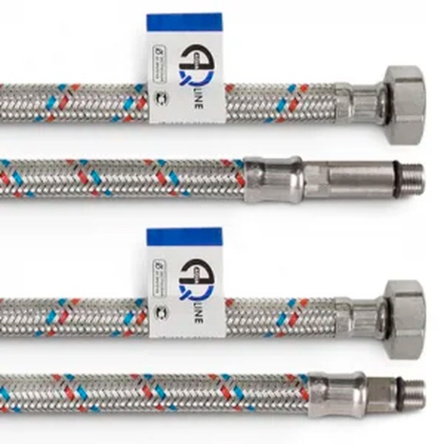 Подводка для смесителя 50см (пара) (1442) | код 01442 | AQUALINK