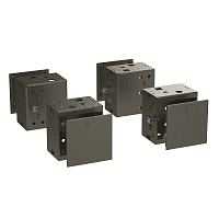 Комплект угловых элементов с пластиковыми заглушками, В =100 мм, 1 кмп =4 шт. | код 306872 | КЭАЗ