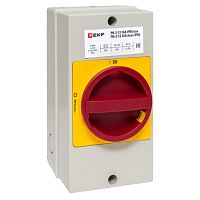 Переключатель кулачковый ПК-2-13 16А 3P ВКЛ-ВЫКЛ с блокировкой в боксе IP65 EKF PROxima | код pk-2k-13-16-a65 | EKF