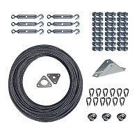 Комплект растяжек для мачты СМТк до 14 метров. 3 яруса | код 76035 | ЕЗЕТЕК