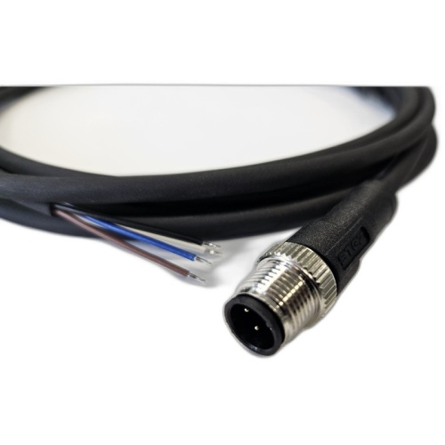 Кабель M12,4A,штыревой,3000 мм,прямой,полиуретан,черный, свободный конец СЦМ120025-04A-2-03000 | код 185210405 | СТЭЗ Кабель M12,4A,штыревой,3000 мм,прямой,полиуретан,черный, свободный конец СЦМ120025-04A-2-03000 | код 185210405 | СТЭЗ