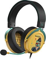 Наушники с микрофоном A4Tech Bloody M595 Renegade желтый/рисунок 2.3м мониторные USB оголовье (M595) | код 2000357 | A4TECH