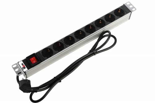 Блок распределения питания R-16-8S-V-440-1.8 горизонт. размещ. 8xSchuko базовые 16А Schuko 1.8м | код 892505 | Rem Блок распределения питания R-16-8S-V-440-1.8 горизонт. размещ. 8xSchuko базовые 16А Schuko 1.8м | код 892505 | Rem