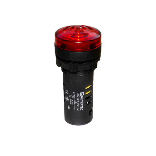 Зуммер с подсветкой, 80дБ, красный, 220V AС, IP65, пластик MT22-SM220E | код 137327 | MEYERTEC Зуммер с подсветкой, 80дБ, красный, 220V AС, IP65, пластик MT22-SM220E | код 137327 | MEYERTEC