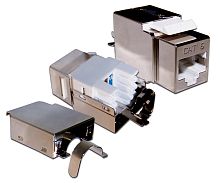 Модуль Keystone, RJ45, кат.6, STP, 180 градусов | код LAN-OK45S6/180 | LANMASTER