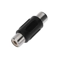 Переходник 1 гнездо RCA - 1 гнездо RCA, монокль REXANT | код 14-0432 | REXANT