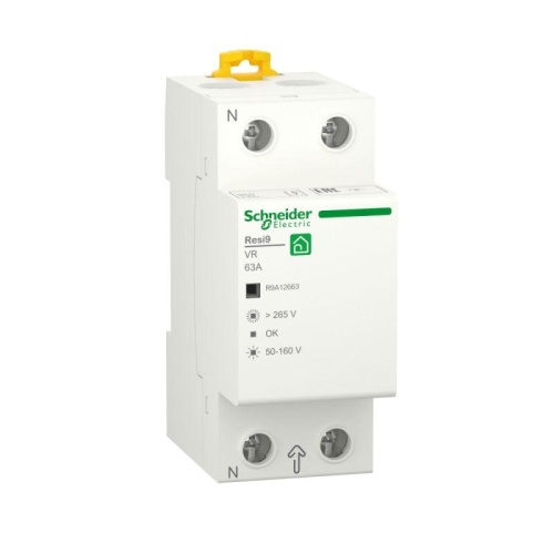 Реле напряжения RESI9 63А 1P+N 230В 50Гц | код. R9A12663 | Schneider Electric