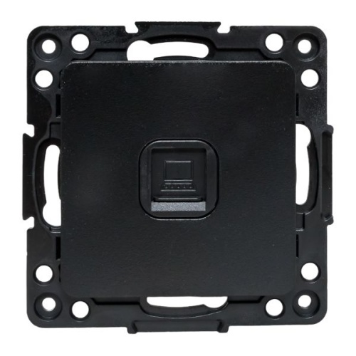 Стокгольм Механизм Розетки RJ-45 1-местной черный PROxima | код EZK01-035-10 | EKF фото 3 Стокгольм Механизм Розетки RJ-45 1-местной черный PROxima | код EZK01-035-10 | EKF фото 3