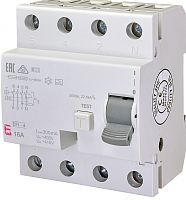 Реле дифференциальное (УЗО) EFI-4 16/0,3 тип A (10kA) | код 002064541 | ETI