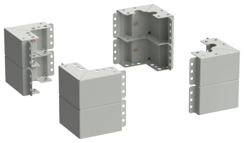 ITK LINEA S Уголок цоколя h=200мм сер. | код LS-BC35-B0-02 | ITK by IEK