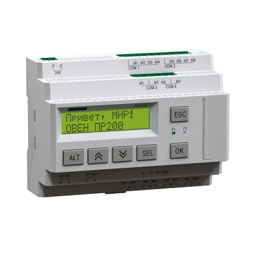 Программируемое реле ПР200-220.3.1.0 Модификация М01 | код 77539| ОВЕН
