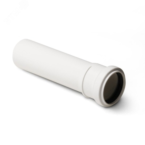 Труба канализационная 50x150 мм PP, однораструбная, малошумная, белая | код ST500041W | PRO AQUA Труба канализационная 50x150 мм PP, однораструбная, малошумная, белая | код ST500041W | PRO AQUA