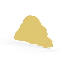 446 290, Концевой сегмент на клеммники YBK2,5-2F*, (бежевый), NPP YBK 2,5-2FT | код 0.0.0.4.46290 | KLEMSAN