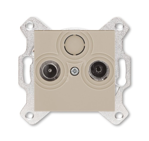 Розетка TV-R Levit оконечная кофе макиато | код 5011H-A03503 18W | ABB