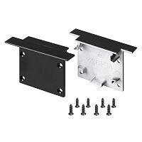 Заглушка SL-LINIA49M-FS BLACK (пластик) | код 36989 | Arlight