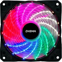 Вентилятор Digma DFAN-FRGB2 120x120x25mm 3-pin 4-pin (Molex)23dB 115gr LED Ret | код 1867395 | DIGMA