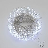 Гирлянда светодиодная "Роса "Фейерверк" 20м 1000LED бел. 10Вт IP44 трансф. в компл. Neon-Night 303-245