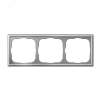 Рамка 3-м ArtGallery универс. алюм. | код GAL000303 | Systeme Electric