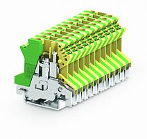 302993 Клемма SUK 1-1 заземл. винтовая, сеч.2.5мм2, желто-зел., шт | код 302993 | SUPU
