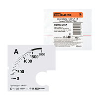 Шкала Ш72 40/5А-1,5 (для А72 Х/5А) TDM | код SQ1102-2049 | TDM