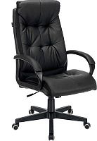 Кресло руководителя Бюрократ CH-824 черный эко.кожа крестов. пластик | код 1079045 | БЮРОКРАТ
