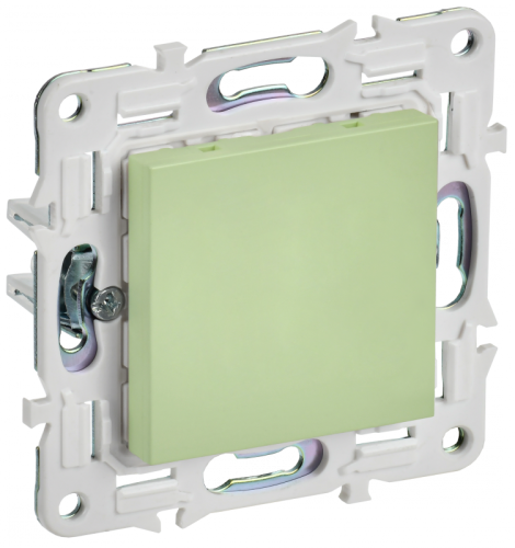 SKANDY Заглушка с суппортом SK-C01M мятн. IEK | код SK-PL10-K06 | IEK