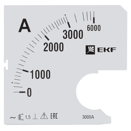 Шкала сменная для A961 3000/5А-1,5 PROxima | код s-a961-3000 | EKF