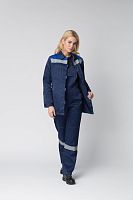 Костюм женский Весна-2 СОП NEW (ткань Смесовая,210) полукомбинезон, темно-синий васильковый, 52-54 158-164 | код 87471189 | Факел