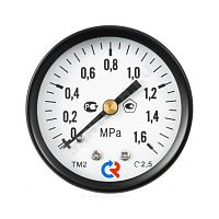 Манометр общетехнический осевой ТМ-310Т.00 0...1,6 МРа 1/4' 150С кл.2.5 | код 00000011023 | РОСМА