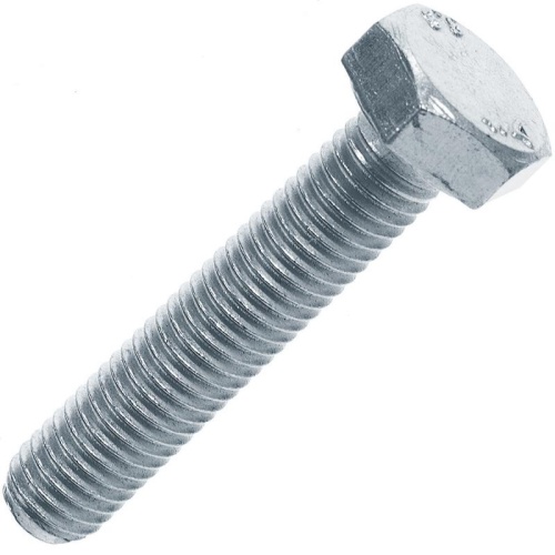 Болт с шестигранной головкой оцинкованный М8х30 (DIN 933) (100 шт/уп) Промрукав | код PR08.2482 | ПРОМРУКАВ