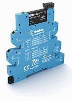 Интерфейсный модуль (сборка 34.81.7.005.9024 + 93.65.7.024), твердотельное реле, серия MasterOUTPUT, выход 6A (24В DC), питание 6В DC, категория защиты IP20, безвинтовые клеммы Push-in | код 395070069024 | FINDER